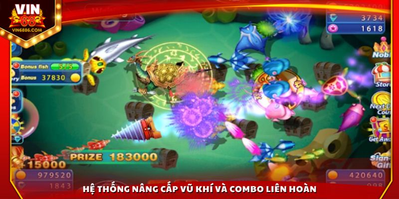 Hệ thống nâng cấp vũ khí và combo liên hoàn